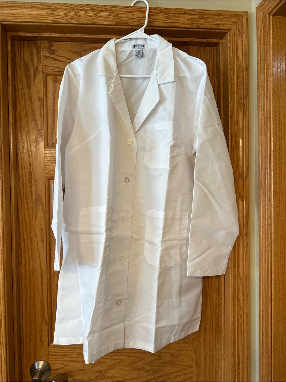 Medline-White Lab Coat Jacket